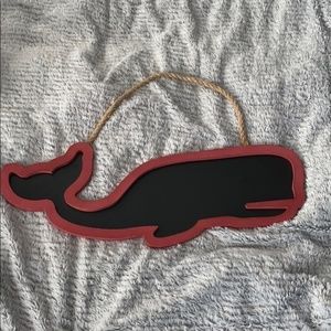 Coral Lined Whale Wall Decor